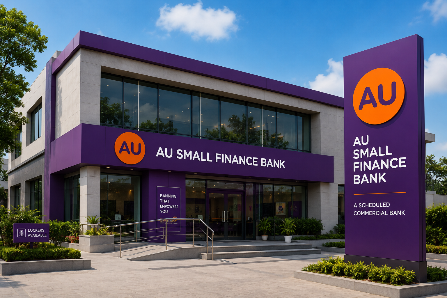 AU Small Finance Bank branch